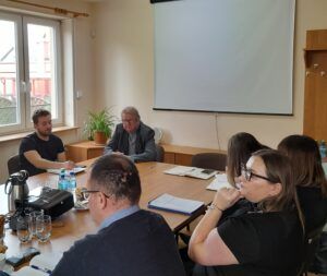 spotkanie pracowników Inspektoratu z przedstawicielami Państwowego Gospodarstwa Wodnego Wody Polskie