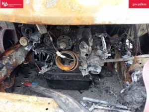 silnik spalonego pojazdu